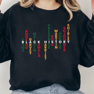 Black History Month Shirt, Celebrate School Black History Sweater, Black Leaders Shirt, Melanin Empowerment Tee, Black Historical Icons Tees