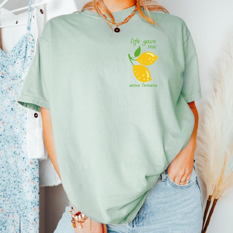 Comfort Colors® Jesus Lemonade Shirt, But My Jesus He Be Makin’ Lemonade, Life Gave Me Lemons Tee, Faith Christianity Tee, Christian Apparel zdjęcie 3