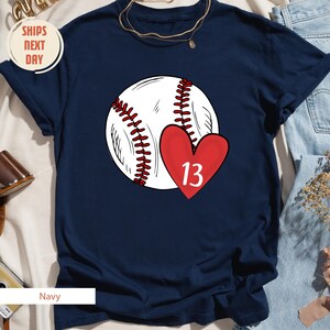 Personalized Baseball Mom Shirt, Baseball Mom Personalized Number Shirt, Baseball Mom Personalized Number T-shirts, Custom Baseball T-shirts