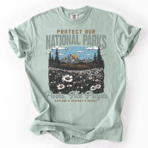 Protect our National Parks Shirt, Environmental Activism T-shirt, National Park T-shirt, Protect Our National Parks T-shirt, Comfort Colors® image 5