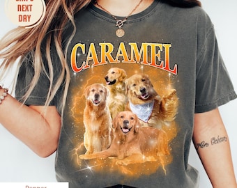 Camiseta personalizada para perros estilo bootleg, camiseta personalizada para mascotas, camiseta personalizada para perros, regalo en memoria de un perro, camiseta personalizada para mascotas, camiseta de rap bootleg para perros