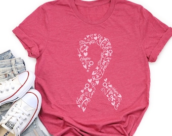 Cancer T Shirt, Cancer Warrior T-Shirt, Breast Cancer Shirt, Stronger Than Cancer, Cancer Survivor T-Shirt, Cancer Awareness Tee, Cancer Tee