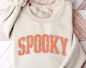 Stay Spooky Sweatshirt, Halloween Sweatshirt, Halloween Gift Hoodie, Womens Halloween Sweatshirt, Ghost Halloween  Tee, Spooky Season Tshirt
