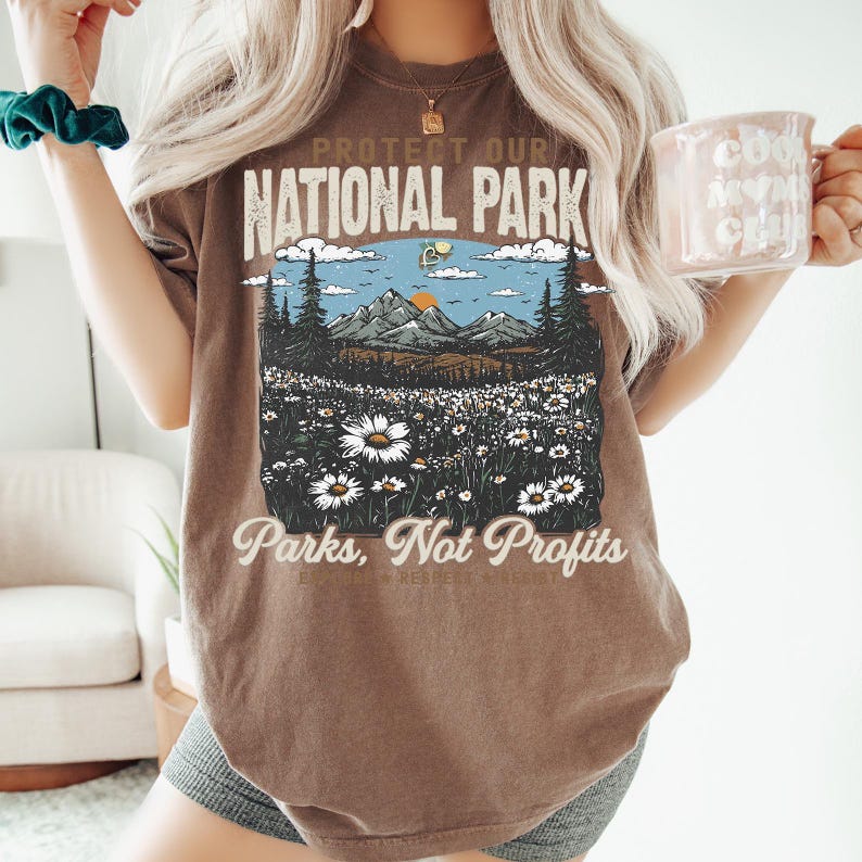 Protect our National Parks Shirt, Environmental Activism T-shirt, National Park T-shirt, Protect Our National Parks T-shirt, Comfort Colors® image 2