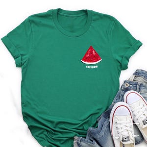 Freedom Watermelon Shirt, Protest for Gaza Tee, Free Palestine Solidarity Shirt, Human Rights Support Shirt, Watermelon Shirt, Palestine Tee