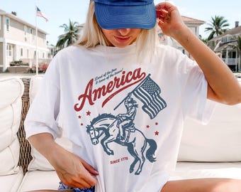 America Land Of The Free Tee, USA Anniversary Shirt, 1776-2026 T-shirt, USA Home Of The Brave Tee, Happy 250th Birthday USA, Comfort Colors®