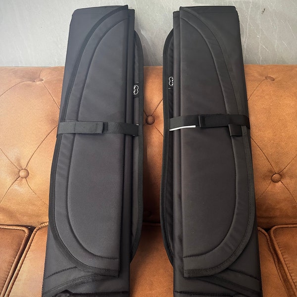 Fiat Ducato / Ram Promaster Rear Door Set (Pair) YRS 2014-CURRENT Magnetic Insulated Window Covers