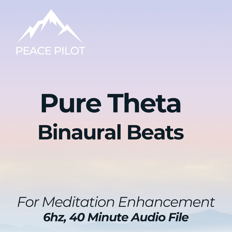 Batidas Binaurais Theta – Áudio de Meditação de 40 Minutos (Download Digital) imagem 1