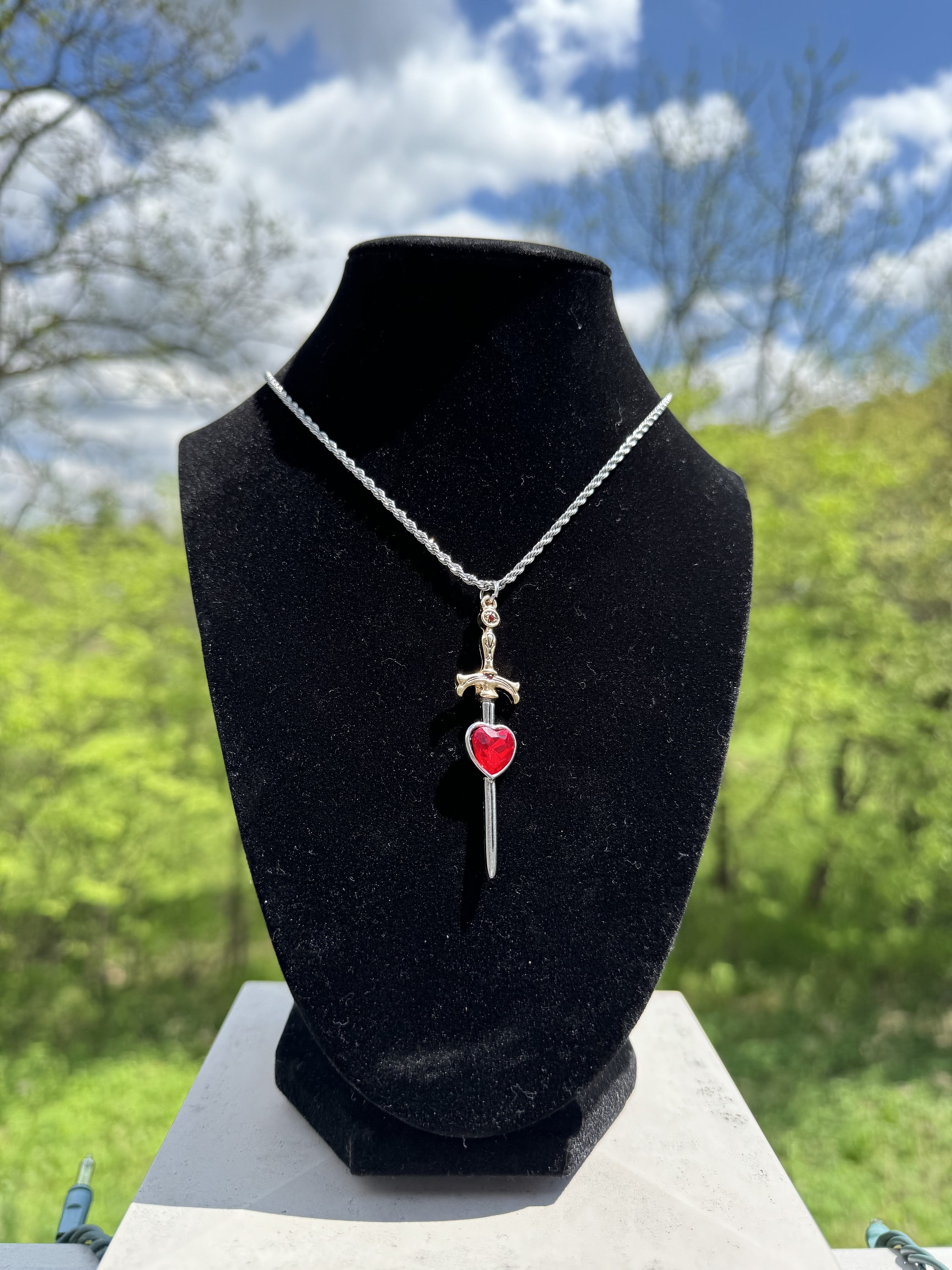 ✨️一点物✨️Hearting Sword Pendant チェーン付き Hearting Sword Pendant チェーン付き