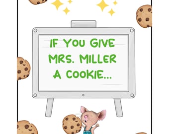 Si le da a su maestro un libro de galletas, regalo de graduación, regalo de maestros, agradecimiento al maestro, galleta de maestro, regalos para maestros