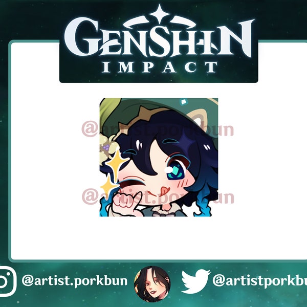 Genshin Impact Venti Ehe emote for Discord/Twitch/Youtube