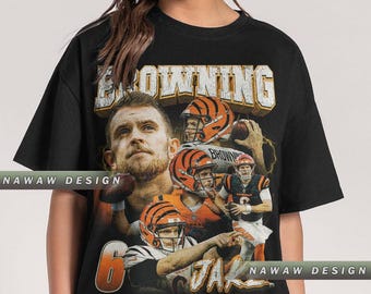 Jake Browning shirt design retro and vintage, shirt youth for gift NAW17