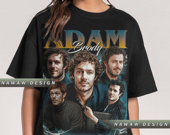 Adam Brody shirt with handsome face for gift NAW3