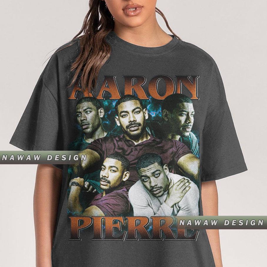 Aaron Pierre Shirt, Actor Shirt Design Retro and Vintage, Gift for ...