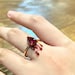Bloody Ruby Ring,gothic Vampire Pagan Band,horror Fan Gift Alternate ...