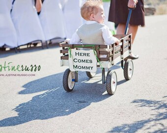 baby ring bearer wagon