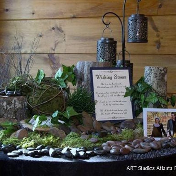 Guest Book Stones Etsy