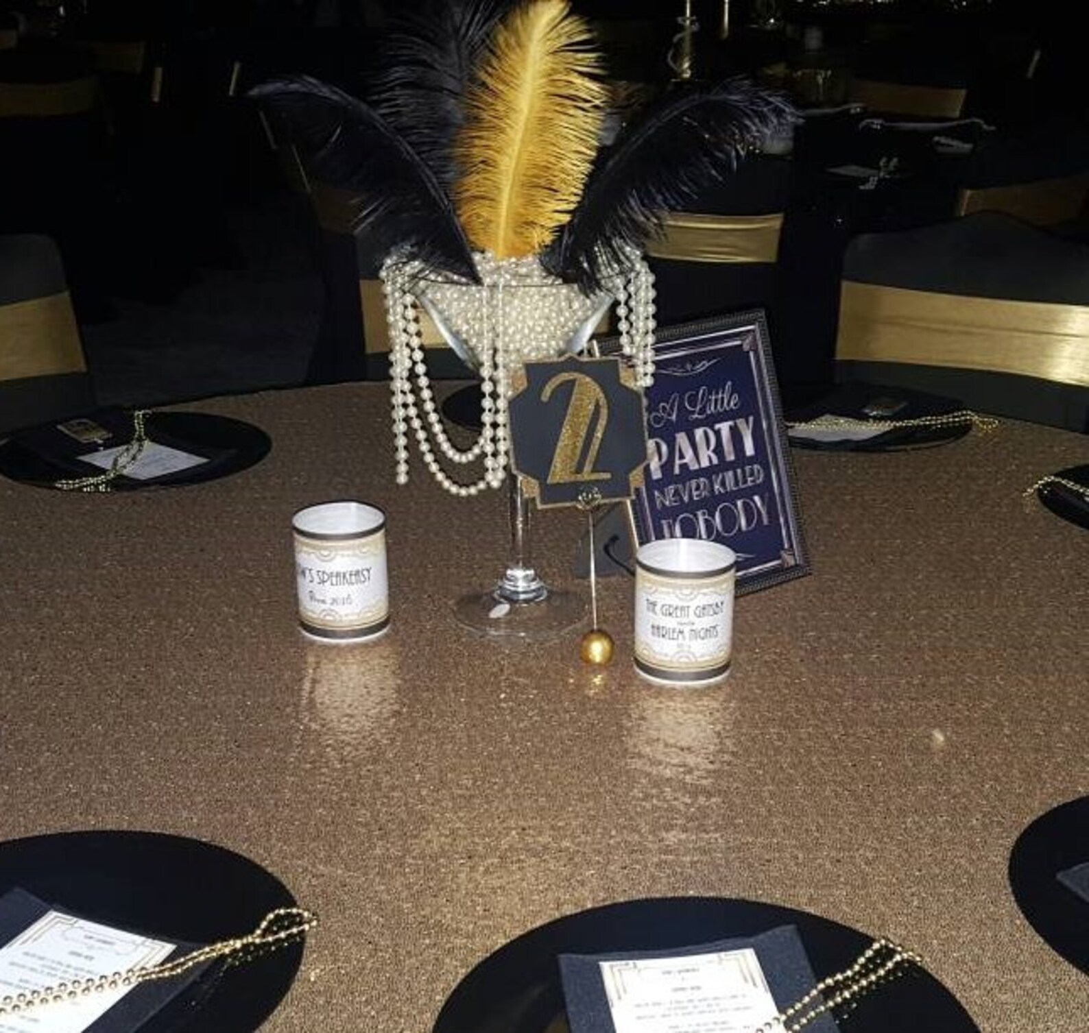 Art Deco Vellum Luminarie Head Table Place Cards Wedding Etsy