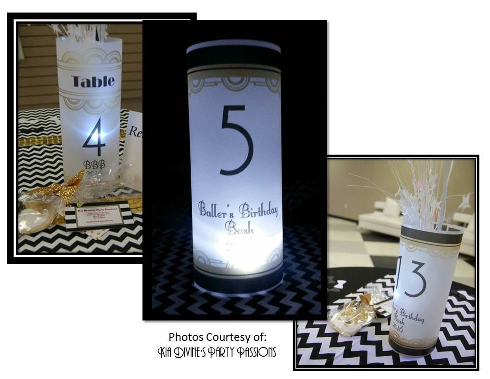 Art Deco Vellum Luminarie Table Numbers Wedding Signs Etsy