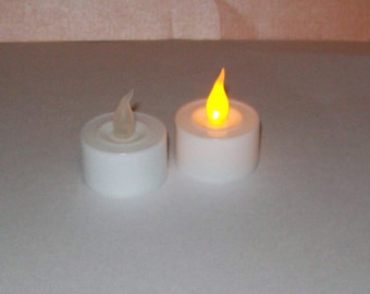 Battery-Operated Tea Lights for use in Luminaries - Lanterns - Luminaria