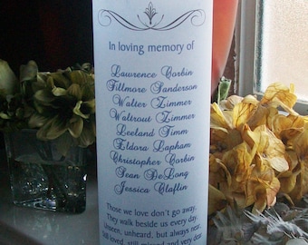 Vellum Luminarie - Memorial For Loved Ones - Event Tribute with Poem - Lantern - Luminaria
