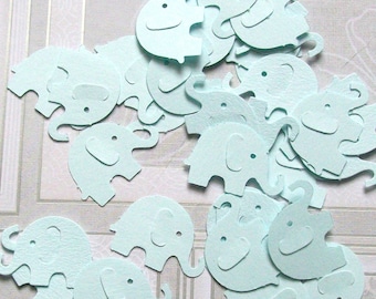 Baby Shower Elephant Confetti - 100 pieces - Birthday Party - You pick your color or color mix