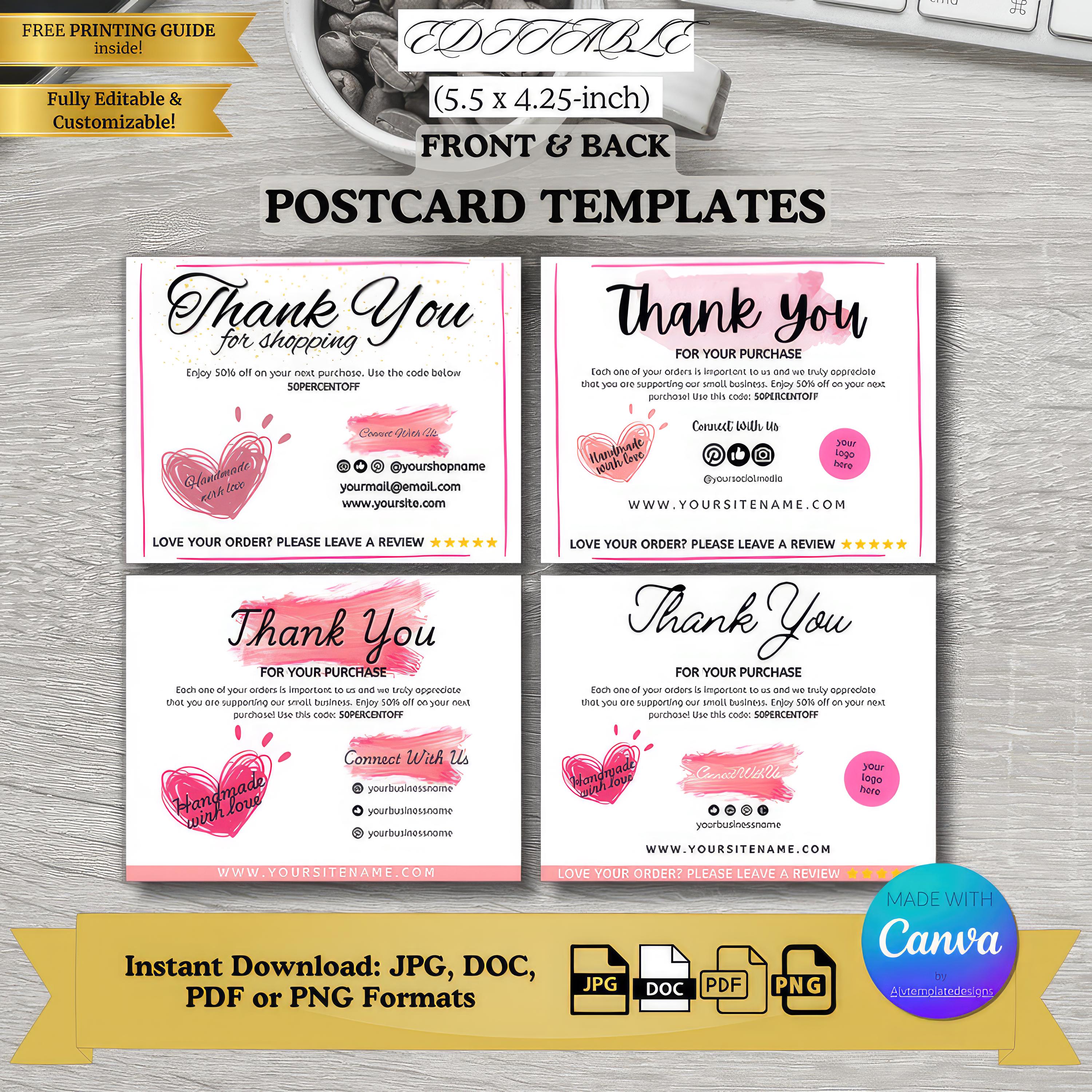 4.25 X 5.5 Template - Etsy