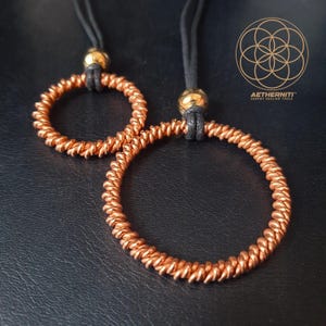 Set of 2 Sacred Continent Cubit Tensor Ring 68MHz Frequency