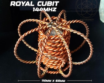 Royal Cubit Tensor Ring Harmonizer with Quartz Crystal Acu-Vac