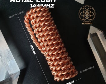 Sacred Cubit Acu-Vac Coil 144MHz | Copper Tensor Healing Coil