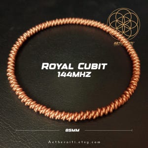 Royal Cubit Tensor Ring | Copper Water Structuring & Energy Healing Tool