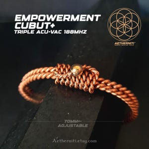 Koppar Tensorarmband – Empowerment Cubit 188 MHz
