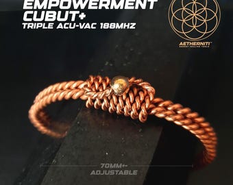 Copper Tensor Bracelet – Empowerment Cubit 188 MHz