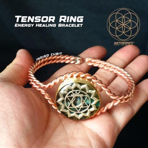 Tensor Ring Energy Healing Bracelet (Indigo Cubit)