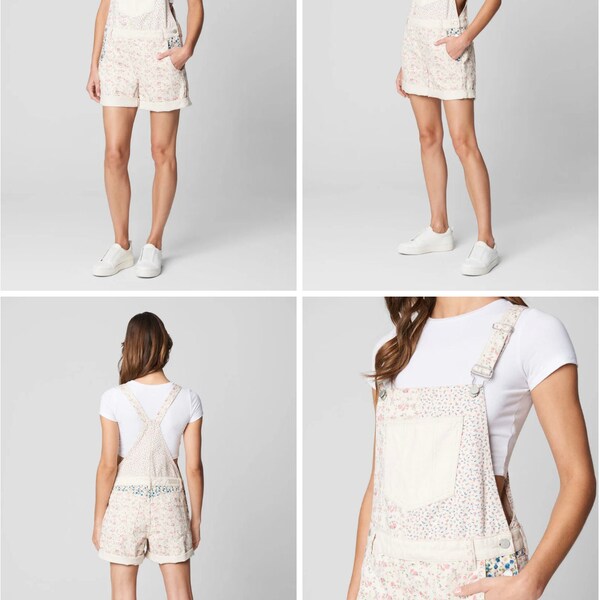 Free People Full Bloom Shortalls, size 25 (XS/S), Like New!