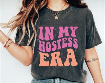Comfort Colors Hostess Era T-Shirt: Retro Mom Gift Tee