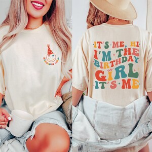 It&#39;s Me Hi I&#39;m The Birthday Girl It&#39;s Me Shirt, Birthday Party T-Shirt, It&#39;s Me Hi I&#39;m the Birthday Girl Youth Shirt, Kid&#39;s Shirt, Gift