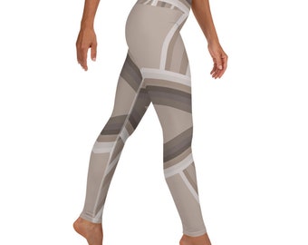 Leggings de yoga terreux tons gris