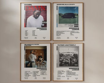 Kendrick Lamar Album Cover Poster Set (Digital Download)
