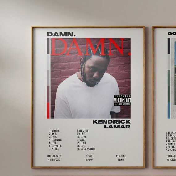 Kendrick Lamar Album Cover Poster Set (digital Download) - Etsy