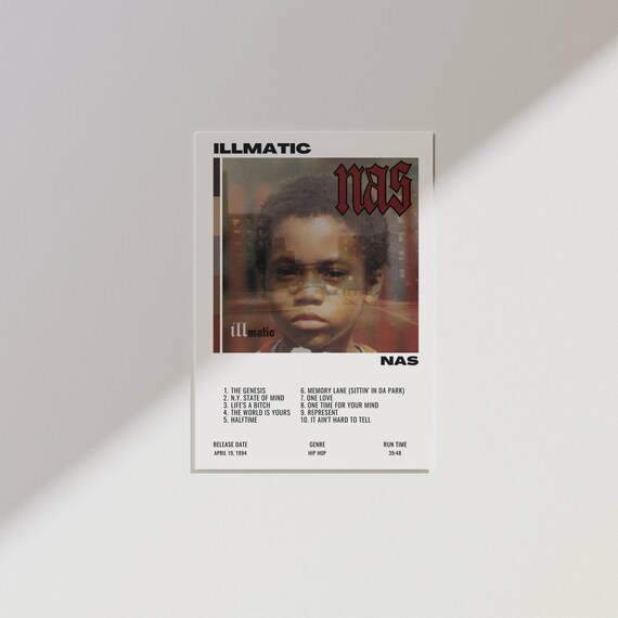 洋楽 Promo Poster / Nas / Illmatic / 2004 US Nas - Illmatic - Music & Performance - Vinyl - Walmart.com