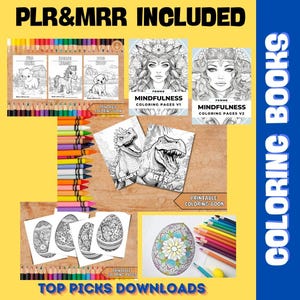 The Ultimate Coloring Pack: Over 1000 Coloring Books With MRR & PLR - Etsy