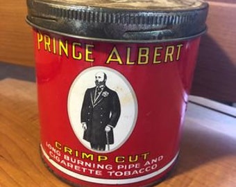 Prince Albert Crimp Cut Tobacco Tin