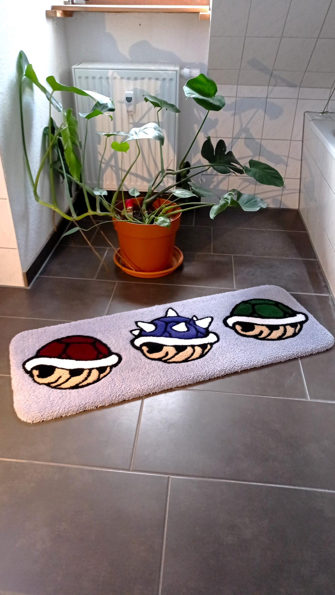 Koopa Troopa Trio | Mario & Luigi, Nintendo | Handmade Tufted Rug ...