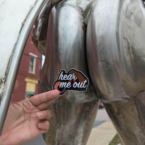 Hear Me Out Monster Lover Vinyl Sticker