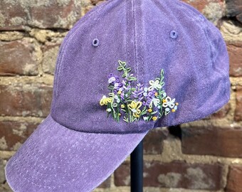 Hand Embroidered Baseball Cap