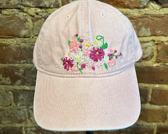 Hand Embroidered Baseball Cap