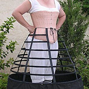 1858 Round Cage Crinoline Sewing Pattern: Truly Victorian TV141 ...