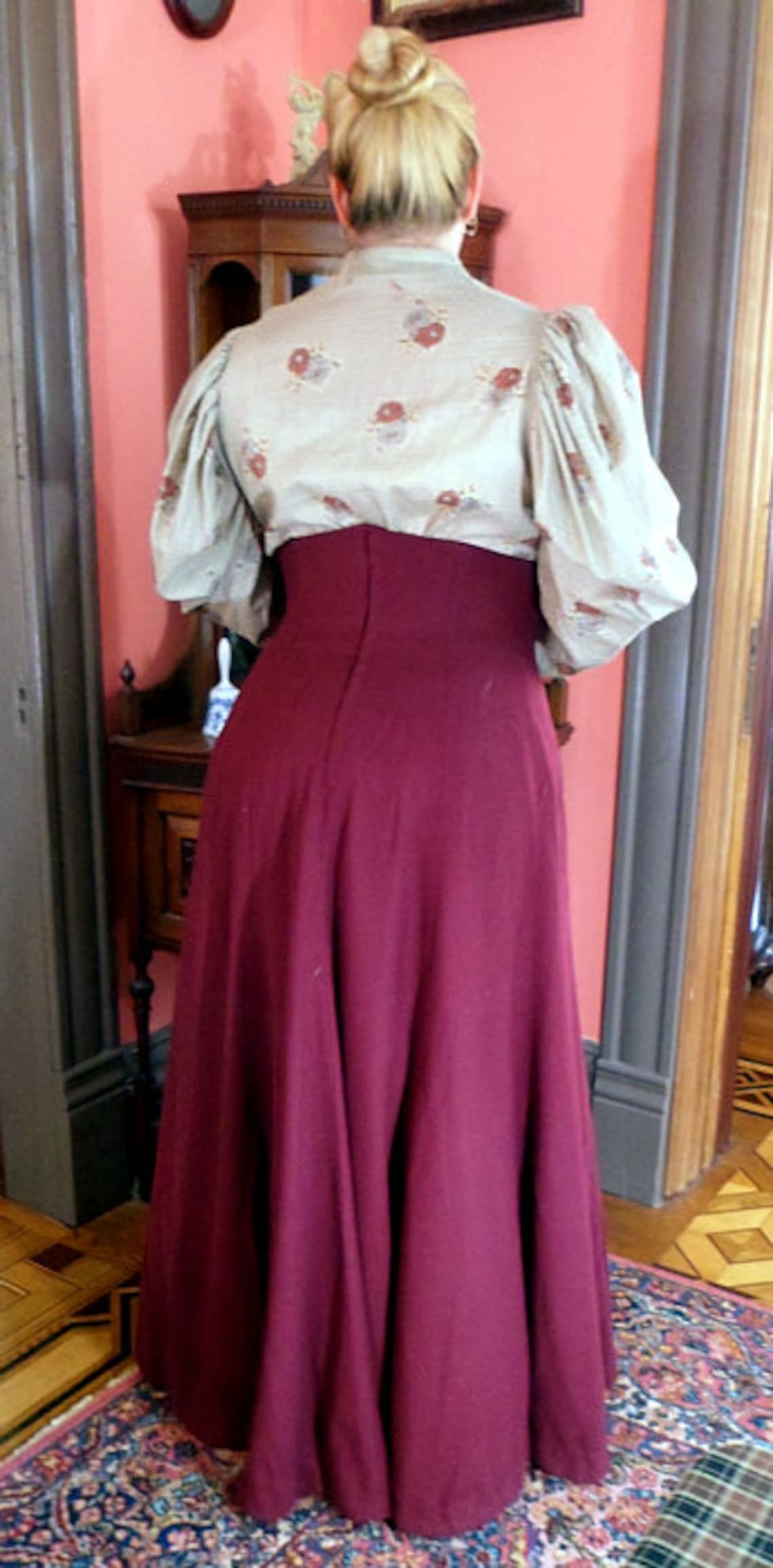 1906 Ten Gore Princess Skirt Sewing Pattern: Truly Victorian TVE23 ...