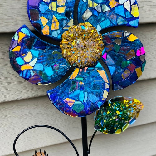 pinwheel.. flower pinwheel .. BlingthingzbyLori .. suncatcher .. flower .. gift .. gifts